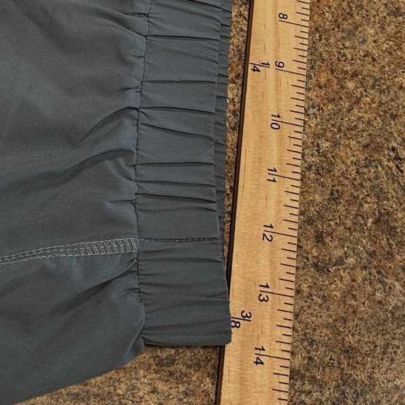 Wishlist Skort Size L Blue Gray Built In Shorts Elastic Waistband Curved Hem - Picture 9 of 10